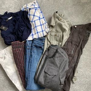 Lot/Bundle of Med Women’s Clothes- Lucky, Anthro, J. Crew, Limited, Levi’s